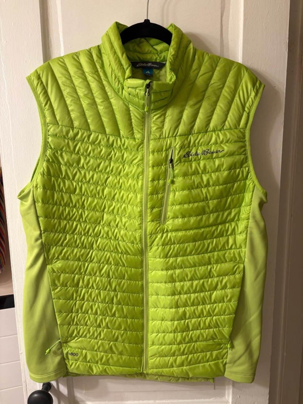 Men’s Eddie Bauer Lightweight Quilted Down Vest - Lime Green